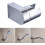 Adjustable Wall Mount Shower Head Holder Chrome ABS Bathroom Bracket with Polished Finish 5