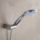 Adjustable Wall Mount Shower Head Holder Chrome ABS Bathroom Bracket with Polished Finish 2