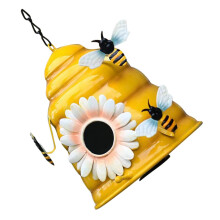 Outdoor Bird House Weatherproof Hanging Design for Garden Parrots Courtyard Decor Durable