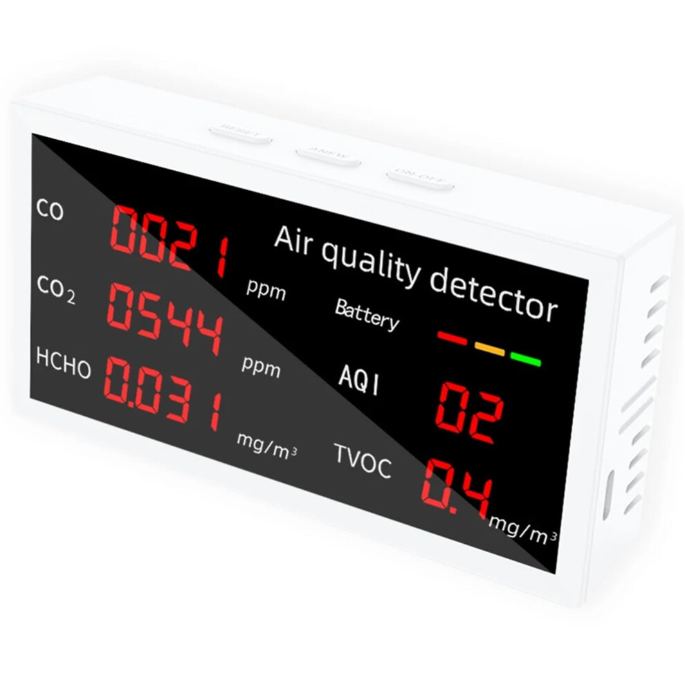 5 In 1 Co2 Detector And Air Quality Monitor With Multigas Detection, Temperature And Humidity 9113335939387