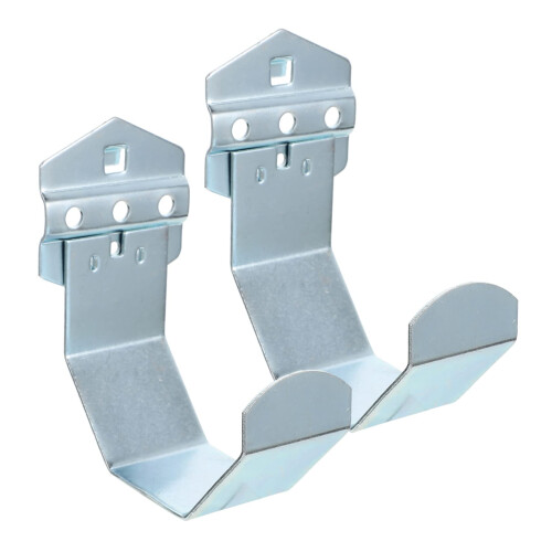 Heavy Duty Metal Pegboard Hooks for Tools Garage and Workshop Organization 2 Pcs Easy Install