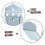 Heavy Duty Metal Pegboard Hooks for Tools Garage and Workshop Organization 2 Pcs Easy Install 3