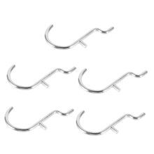 Pegboard Hooks Set 5pcs Heavy Duty Stainless Steel U Shape Hooks for Garage Storage and Display