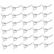 50pcs Heavy Duty Iron Pegboard Hooks for Garage Wall Storage and Tool Organization