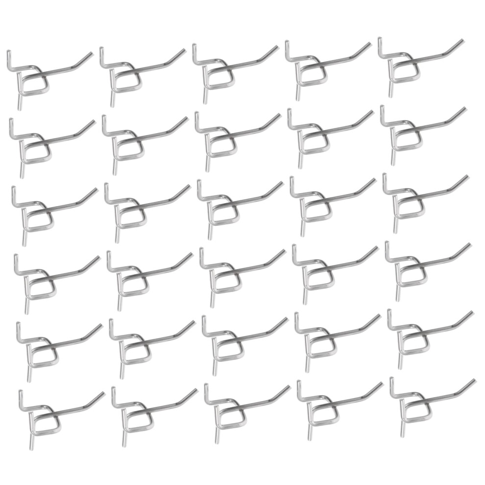 50Pcs Heavy Duty Iron Pegboard Hooks For Garage Wall Storage And Tool Organization 9113335940437