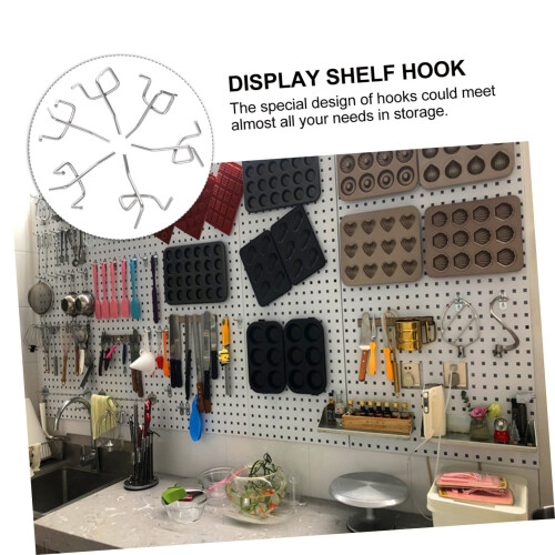 50pcs Heavy Duty Iron Pegboard Hooks for Garage Wall Storage and Tool Organization 1