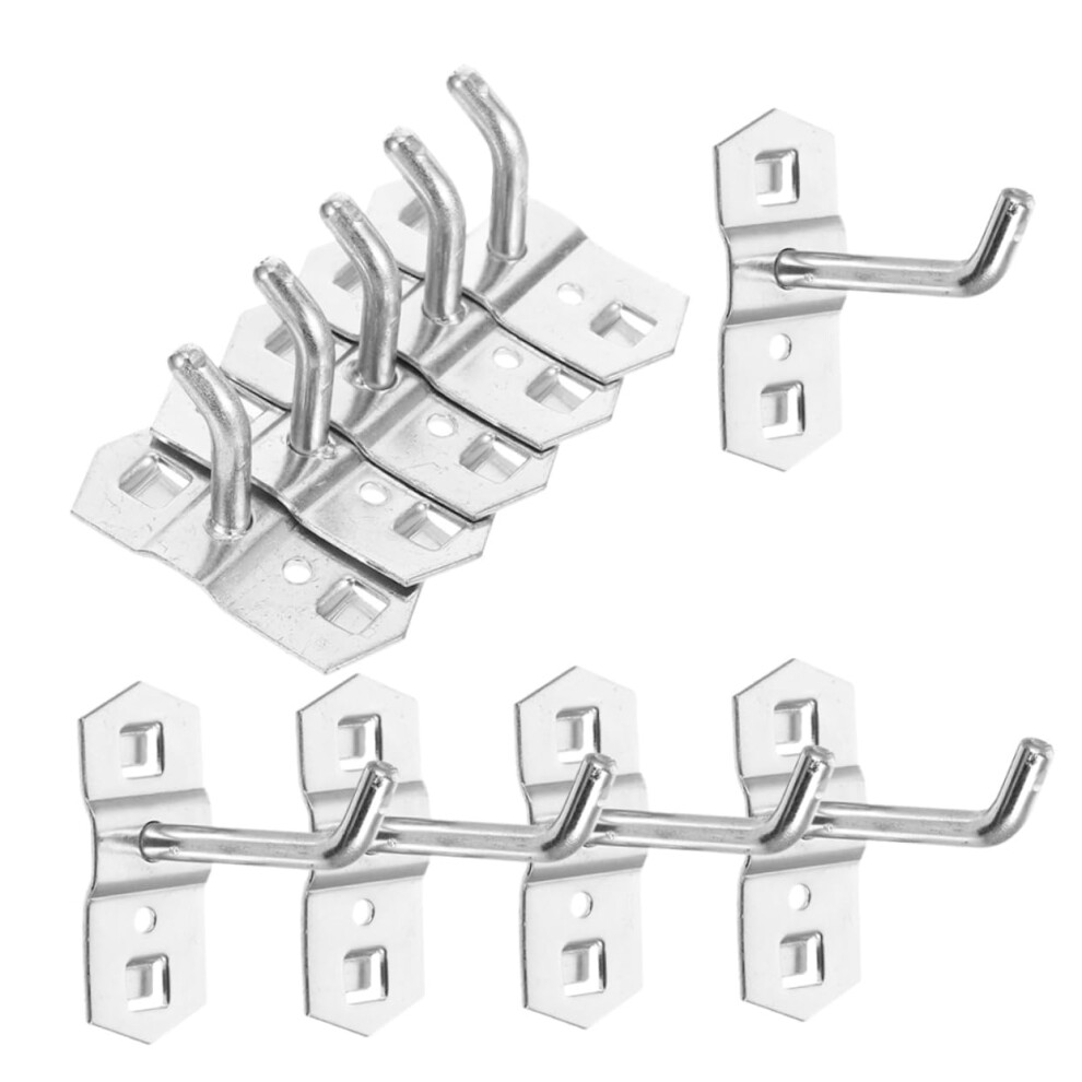 10Pcs Heavy Duty Pegboard Hooks And Metal Shelf Hooks For Garage Tools And Retail Display Storage 9113335940888