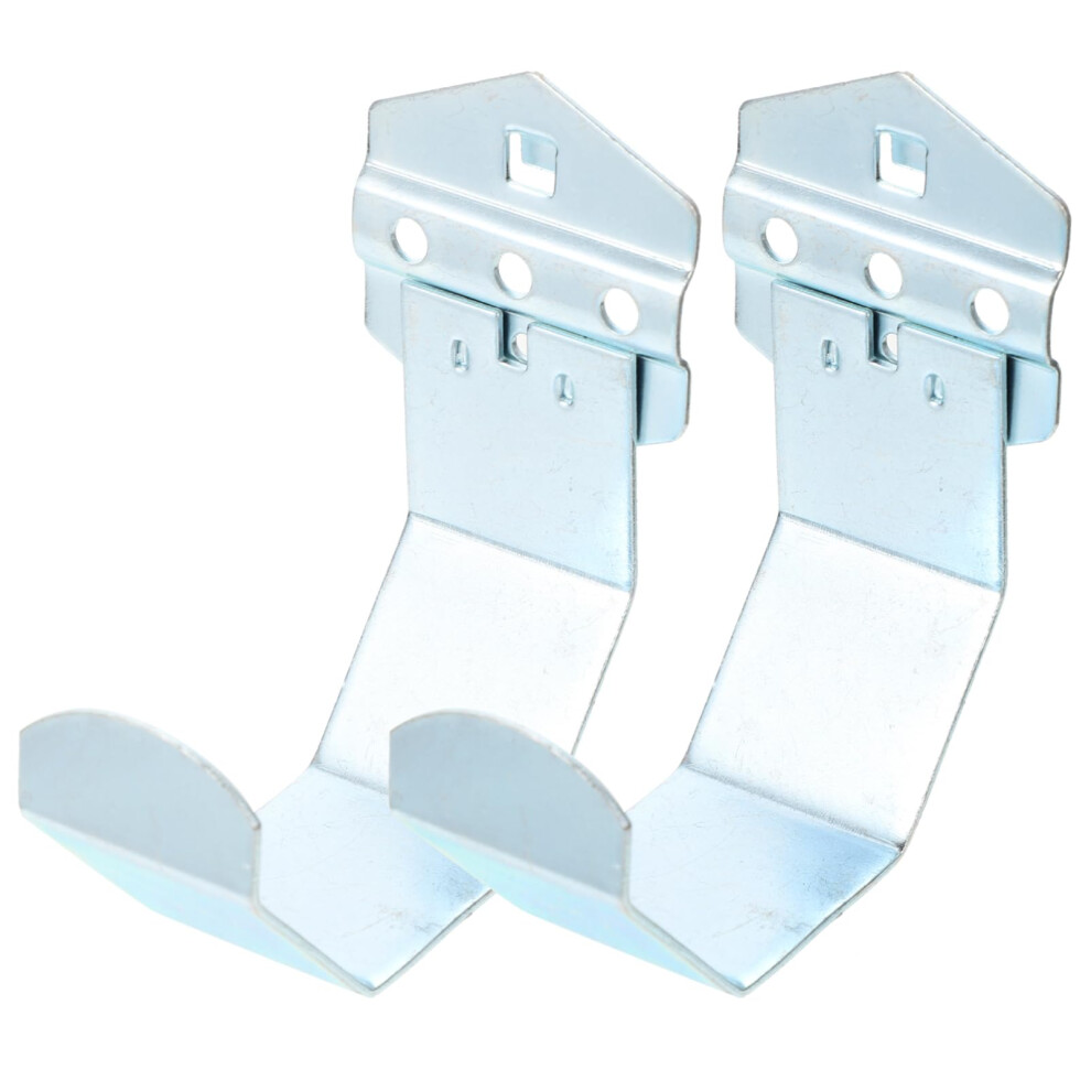 2Pcs Heavy Duty Metal Pegboard Hooks For Garage Organization And Quick Tool Access 9113335940932