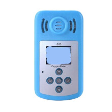 KXL803 Oxygen Detector with LCD Display, Sound Light Alarm, Handheld O2 Concentration Meter