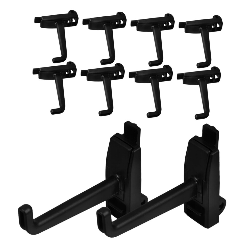 Pegboard Hooks 10 Pack Durable Plastic Utility For Garage Storage And Easy Tool Organization 9113335941892