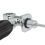 Βαλβίδα δεξαμενής DIN/YOKE 3000Psi 250Bar M18x1.5 για καταδύσεις 3