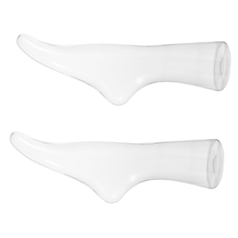 Sock Display Mannequin Set, Transparent Foot Model For Retail Showcase And Photography 9164114498205