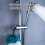 Adjustable Shower Head Holder for Handheld Sprayers, Easy Install Wall Mount Bracket for Bathroom 2
