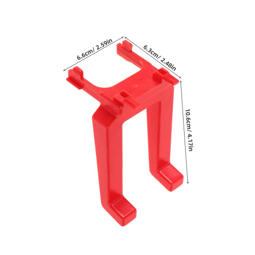 Pegboard Hooks and Spray Bottle Holder for Wall, Long Plastic Hooks for Garage Organization 1