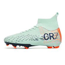 (6555-L-LightBlue, 41) Professional Football Boots Man Soccer Shoes Adult's Society Football Cleat Ultralight Training Soccer Sneakers Outdoor 2025 Hot