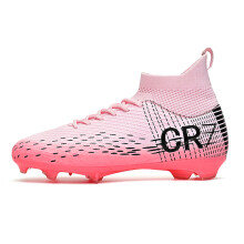 (6555-L-Pink, 35) Professional Football Boots Man Soccer Shoes Adult's Society Football Cleat Ultralight Training Soccer Sneakers Outdoor 2025 Hot