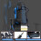 Gaming Chair, Racing Style, Adjustable Recline, Blue 5