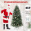 Árbol de Navidad artificial preiluminado de 180 cm con luces LED 2