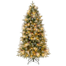 180 cm großer, künstlicher Weihnachtsbaum mit LED-Beleuchtung