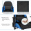 Gaming Chair, Racing Style, Adjustable Recline, Blue 4