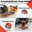 2-in-1 Workshop Creeper Seat, 6 Wheels, 160kg Capacity 3