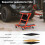 2-in-1 Workshop Creeper Seat, 6 Wheels, 160kg Capacity 4