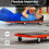 2-in-1 Workshop Creeper Seat, 6 Wheels, 160kg Capacity 5