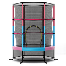 Kindertrampolin mit Sicherheitsnetz, 165 cm, 200 kg Tragkraft