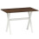 Esstisch mit X-Gestell, Walnuss-Finish, 110 x 71 cm 1