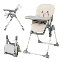 Trona plegable para bebé con reclinación y altura ajustable