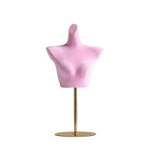 Female Mannequin Torso for Clothing Display and Jewelry, Stable Dress Form Bust for Boutique