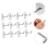 12pcs Metal Pegboard Hooks for Tools, Garage Organization, Easy Install, Durable Space Saving Design 5
