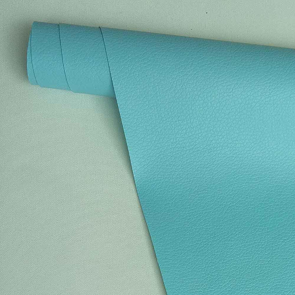 Leather Patch Skyblue 19X50in Selfadhesive Tape For Sofa Couch Car Seat Furniture Fix 9174973822394