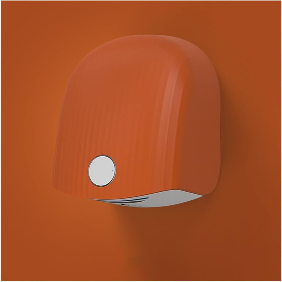 Commercial Hand Dryer With Speed Touchless Operation, 1200W Wall Mounted For Hotel Orange 9113335943186