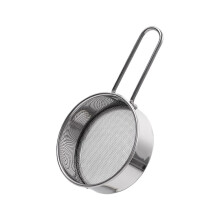 Flour Sifter Stainless Steel Strainer with Long Handle for Baking Cocoa Matcha Tea Powder