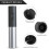 Electric Wine Bottle Opener Set with Foil Cutter, Battery Powered Automatic Corkscrew, 2 Pack Black Ref: 8339 2