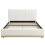 Upholstered bed, 4ft6 double bed 135×190cm, Sturdy bed slats 9