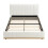 Upholstered bed, 4ft6 double bed 135×190cm, Sturdy bed slats 10