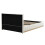 Upholstered bed, 4ft6 double bed 135×190cm, Sturdy bed slats 12