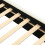 Upholstered bed, 4ft6 double bed 135×190cm, Sturdy bed slats 14