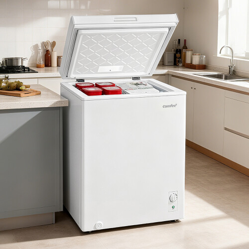 Living And Home 99L Freestanding Chest Freezer with Digital Temperature Control