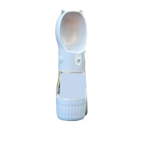 Portable Dog Water Bottle 2 in 1 Leak Proof Pet Travel Bottle with Food Container for Outdoor