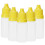 50Pack 10ml Yellow PE Eye Drop Bottles Squeezable 2x6cm 14