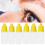 50Pack 10ml Yellow PE Eye Drop Bottles Squeezable 2x6cm 13