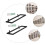 2Pcs Wall Mounted Wine Rack Rustic Iron Space Saving Bottle Holder for Home Bar Decor 2