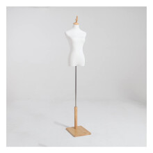 Mannequin Female Torso Dress Form, Height Adjustable Half Body Model for Clothing Display and Window