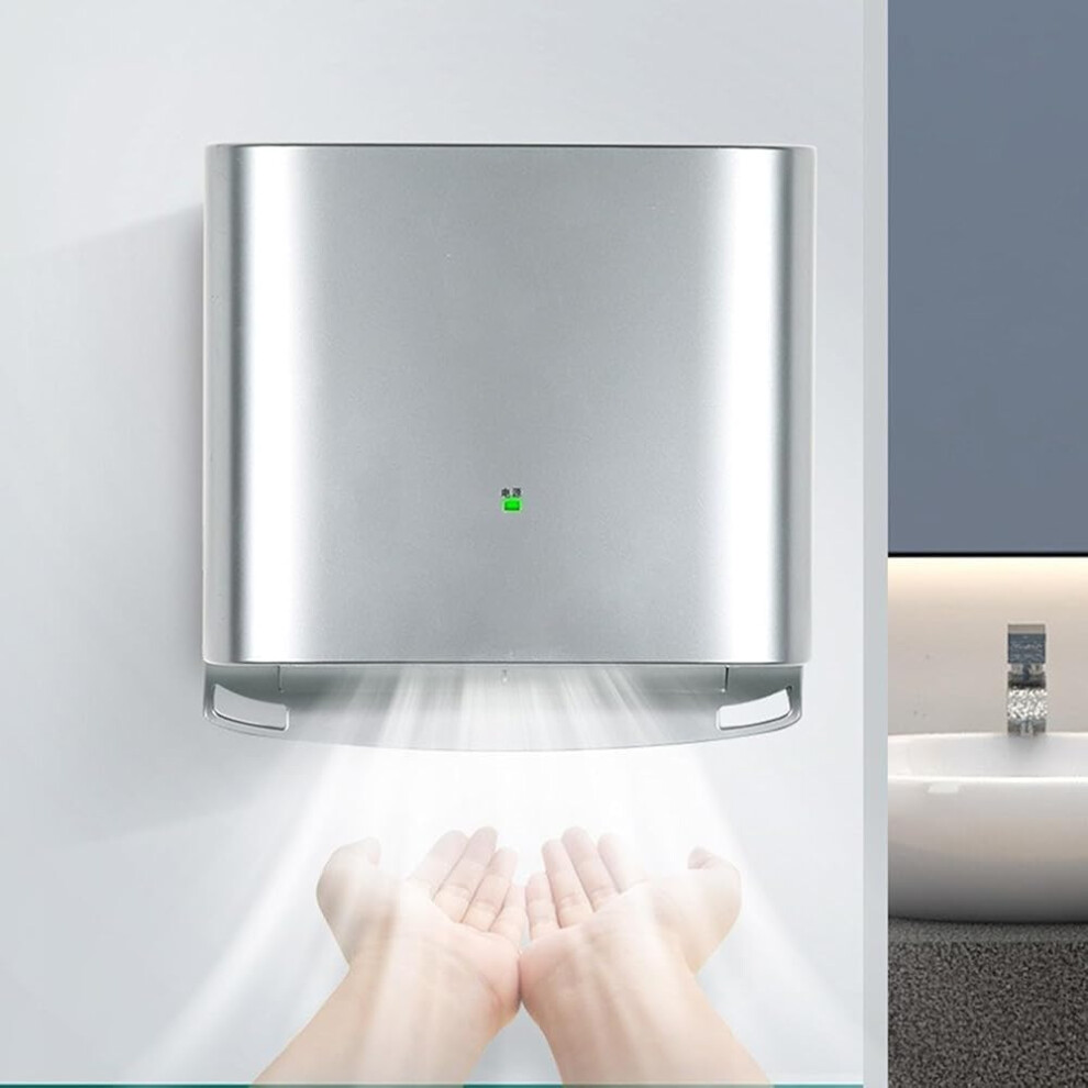 Speed Electric Hand Dryer With Dual Hot Cold Modes, Smart Sensor, 10S Quick Dry For Commercial Bathroom 9053599300069