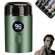 Mini Portable Electric Shaver for Men USB Rechargeable Waterproof Pocket Size Wet and Dry Razor
