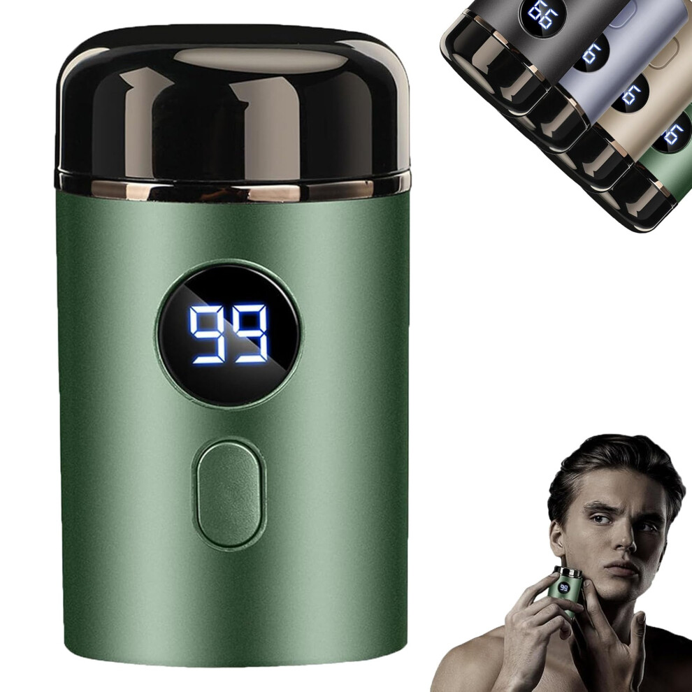 Mini Portable Electric Shaver for Men USB Rechargeable Waterproof Pocket Size Wet and Dry Razor
