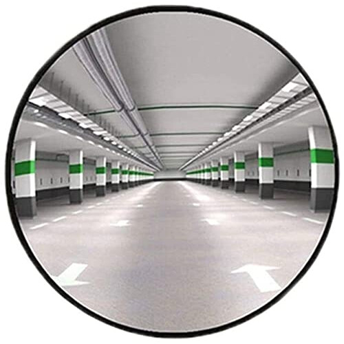Wide Angle Convex Safety Mirror for Indoor Use, AntiTheft Design and Panoramic Visibility